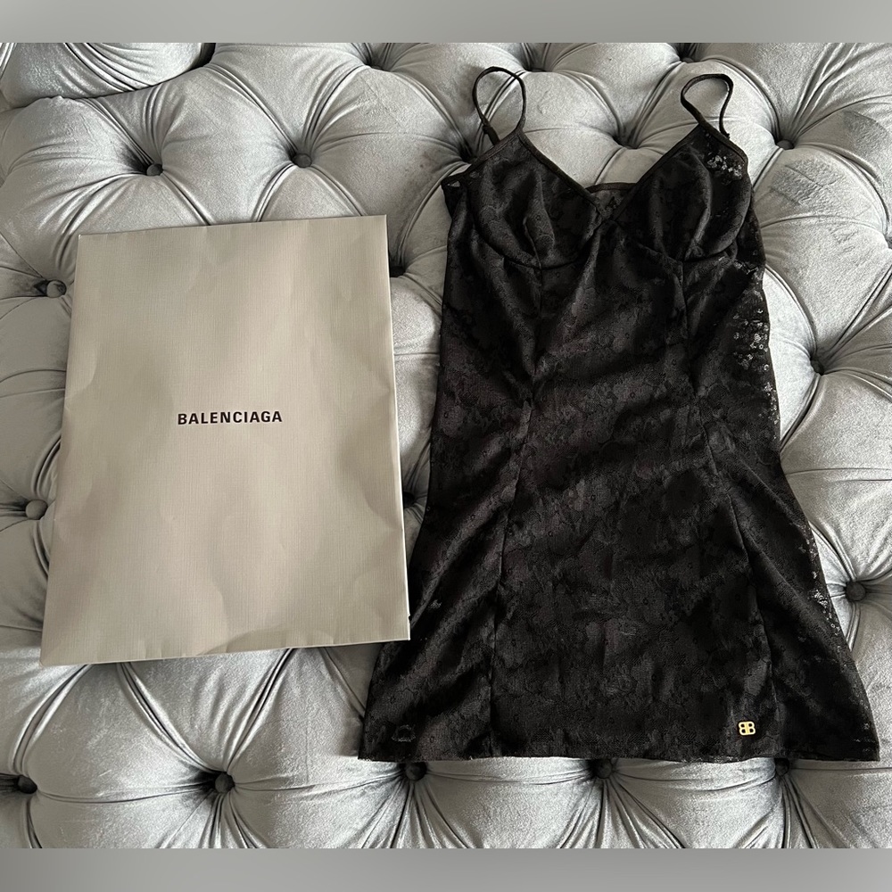 Balenciaga Short Lace Dress